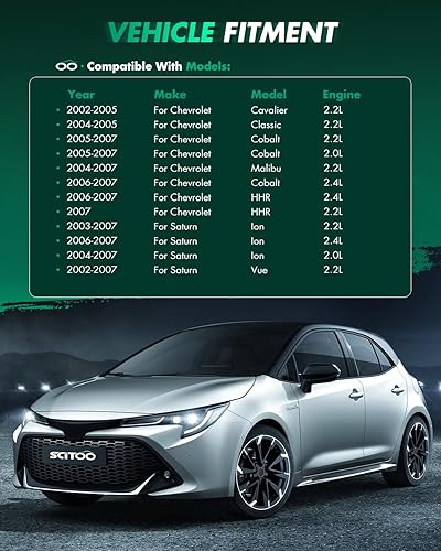 Miniatura 6 de SCITOO Arrancadores 6493 SDR0277 para Chevy para Cobalt 2005 para Saturn Ion 2004-2006 2.0L (122) L4Eagle Tugs TT-4 AWDTT-5 AWDTT-6 AWDTT-8 AWD