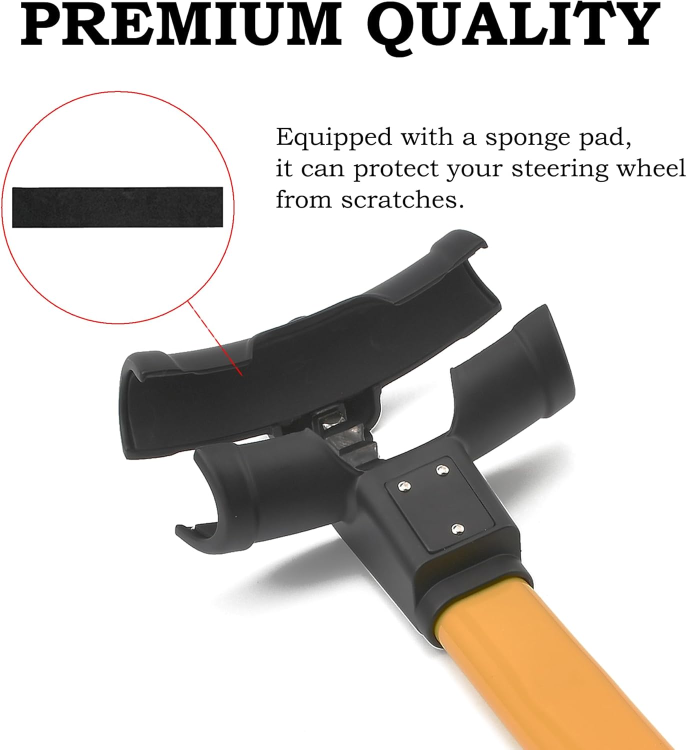 T Shape Steering Wheel Lock, Universal Heavy-Duty Car Steering Wheel Anti-Theft Device, Vehicle Security Lock for Car Truck SUV