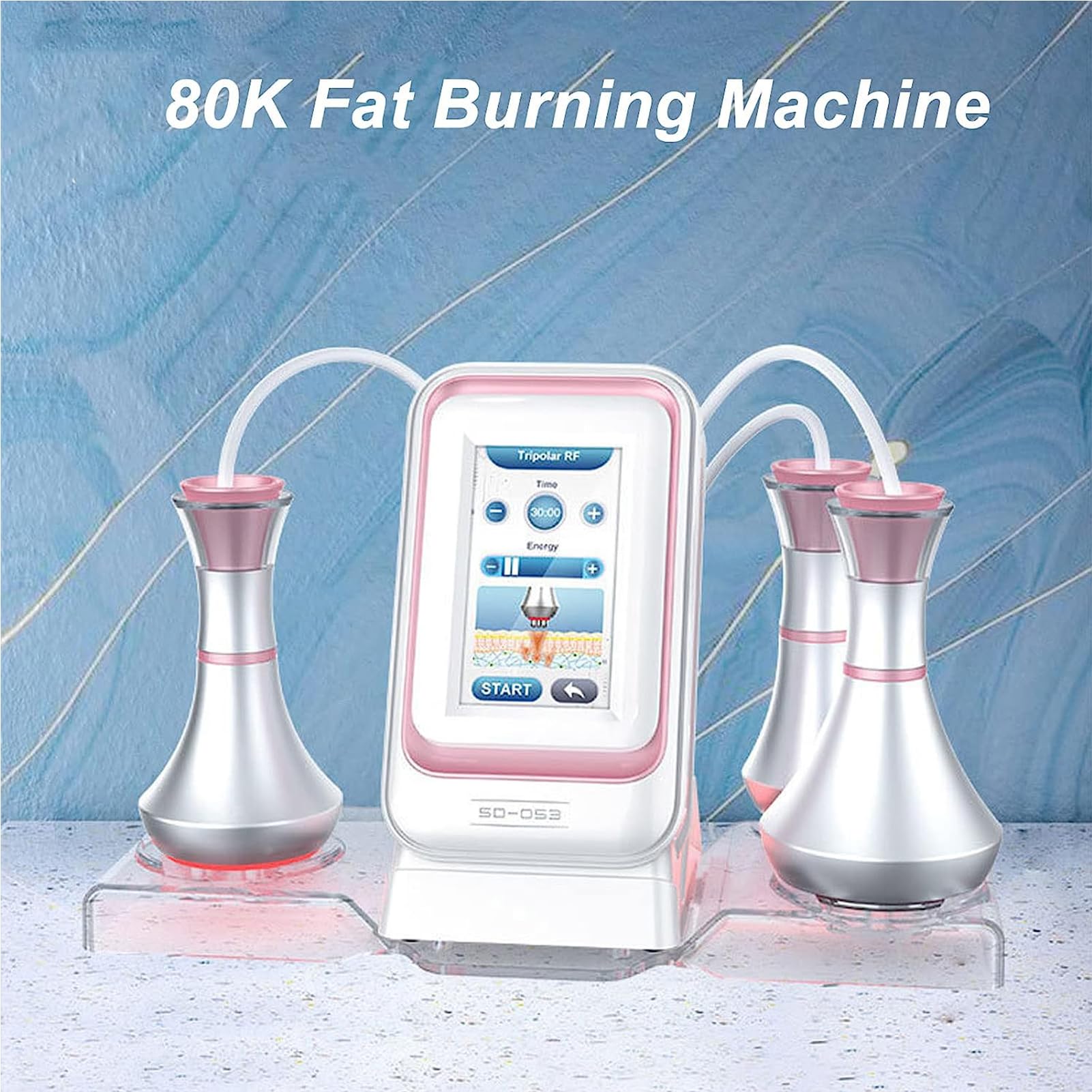 XJZHANG Cavitation Machine, 80K RF 3 in 1, Body Sculpting Machine