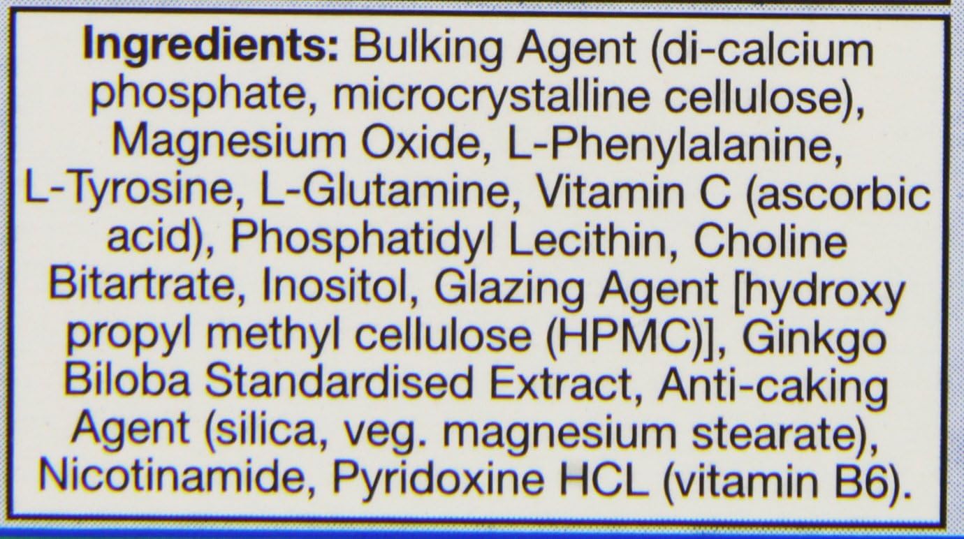 Health Aid NeuroForte (Amino Acid, B Vitamin Complex) 30 Tablets