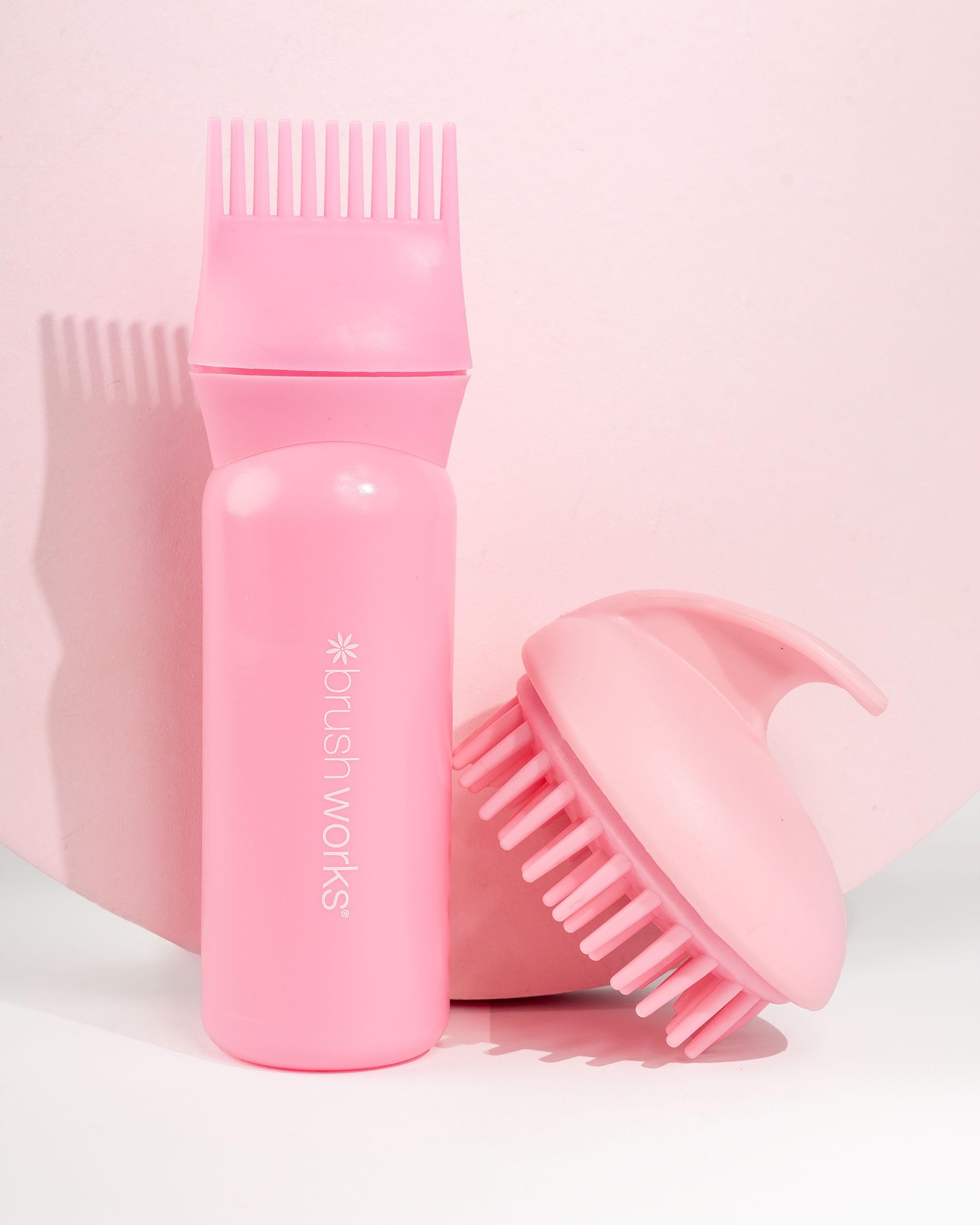Brushworks Healthy Hair Oil Set, Pink - Image 3