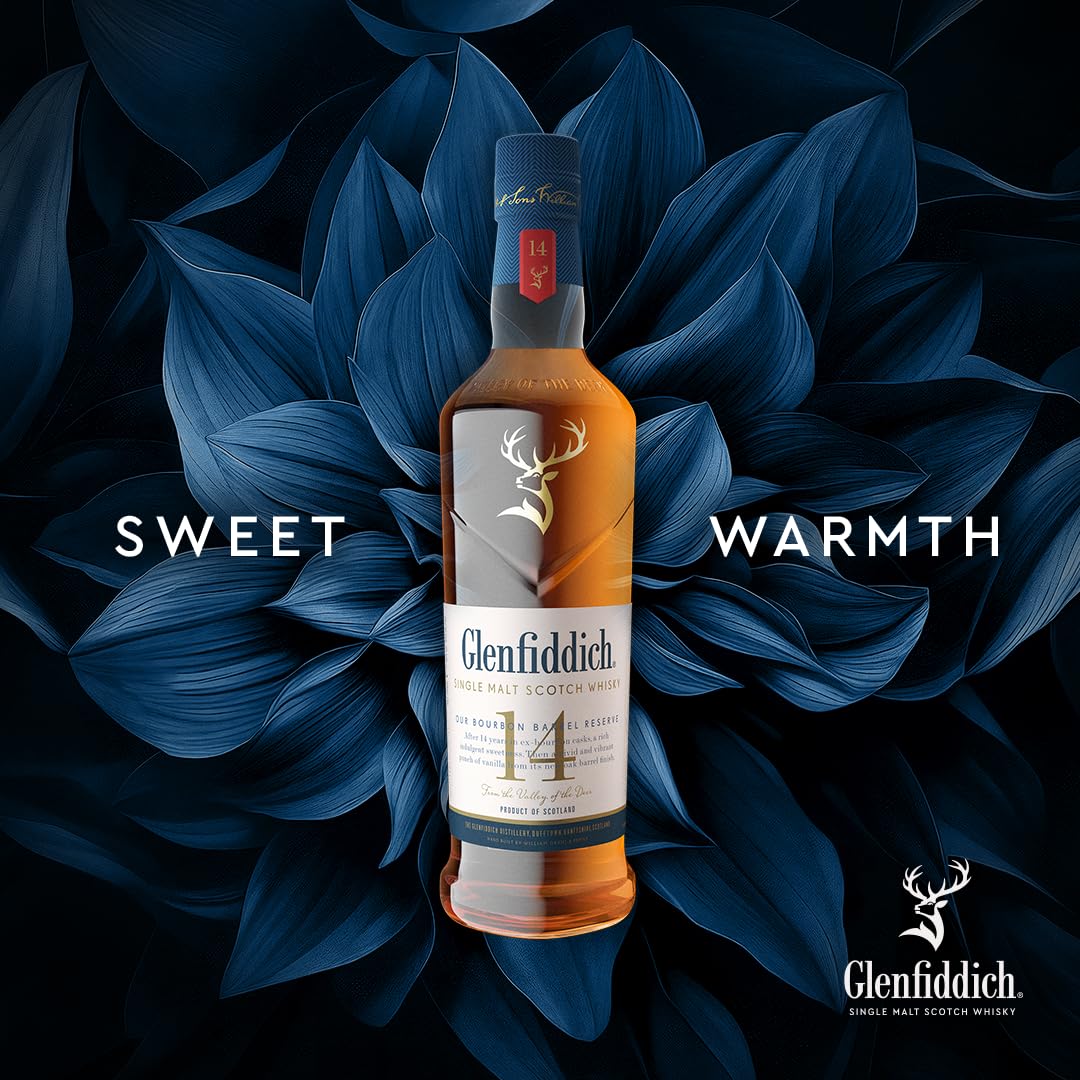 Glenfiddich 14 Year Old Bourbon Barrel Single Malt Scotch