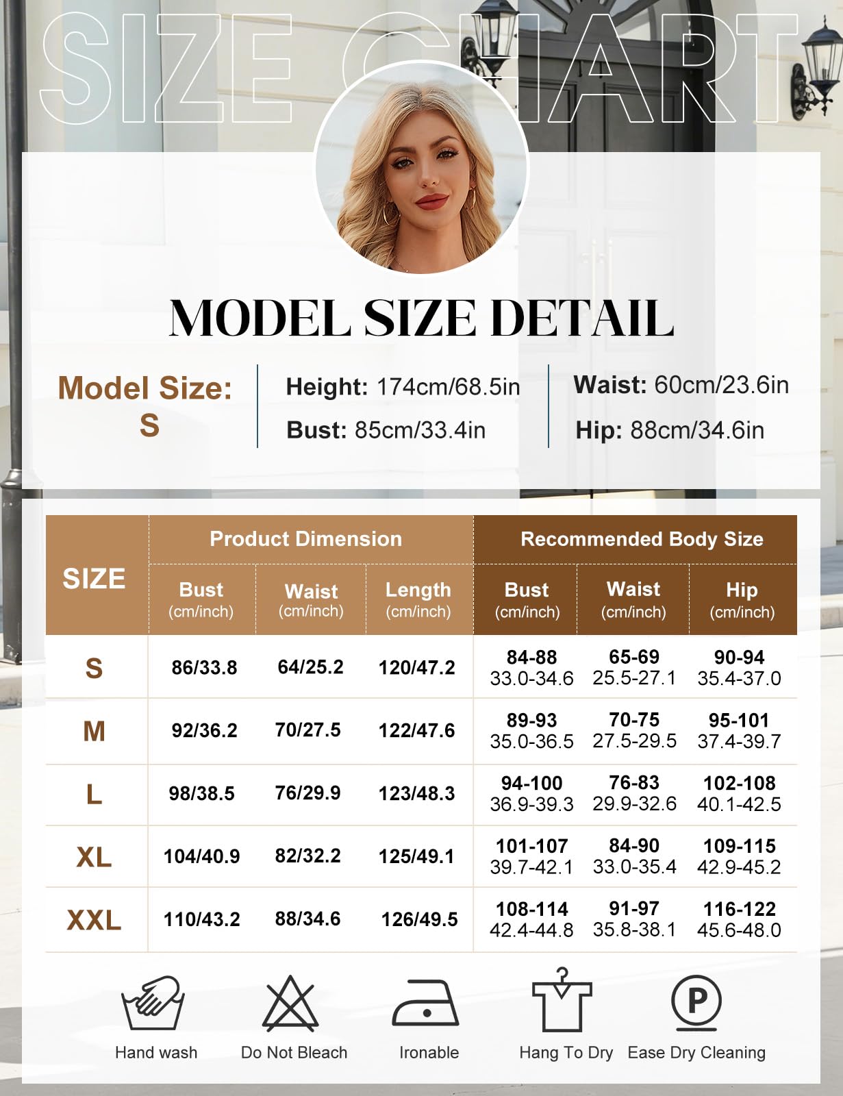 HEEKPEK Abito Estivo Donna Eleganti Chic Lungo Vestiti Scollo a Rotondo Maniche Ruffles Casual Stampa Vestito Abiti Boho Mare Spiaggia con Tasca
