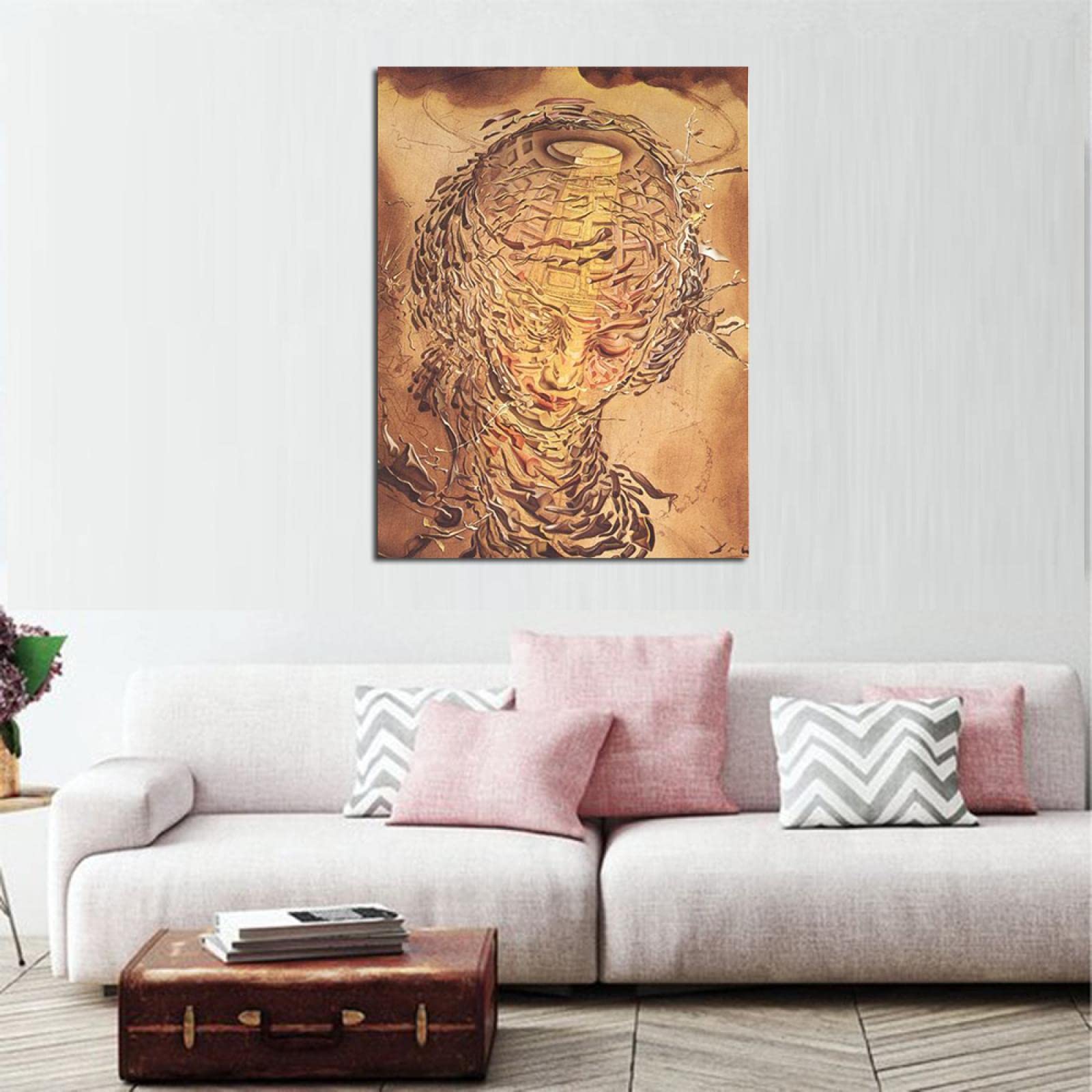 Amazon.co.jp: Salvador Dali の古典的な有名な絵画。「炸裂した頭の