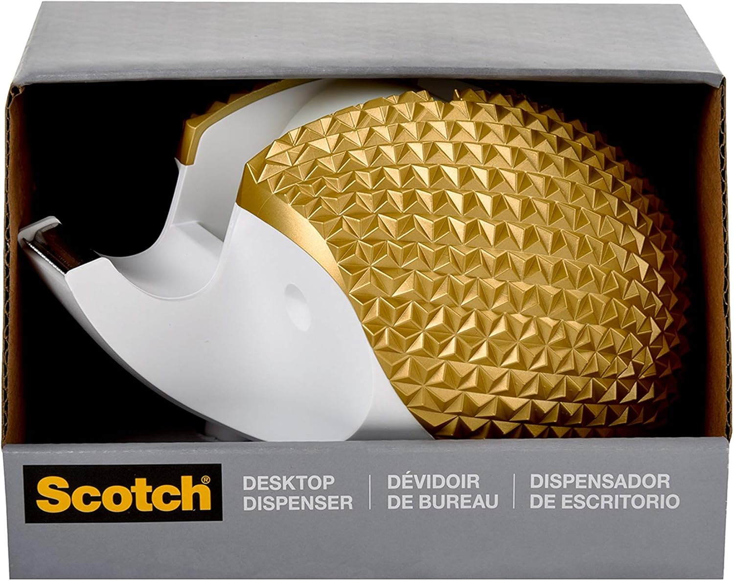 Scotch Brand Hedgehog Tape Dispenser, Includes 3/4 in x 350 in Tape Roll (C47-HEDGEHOG-G) : Office Products