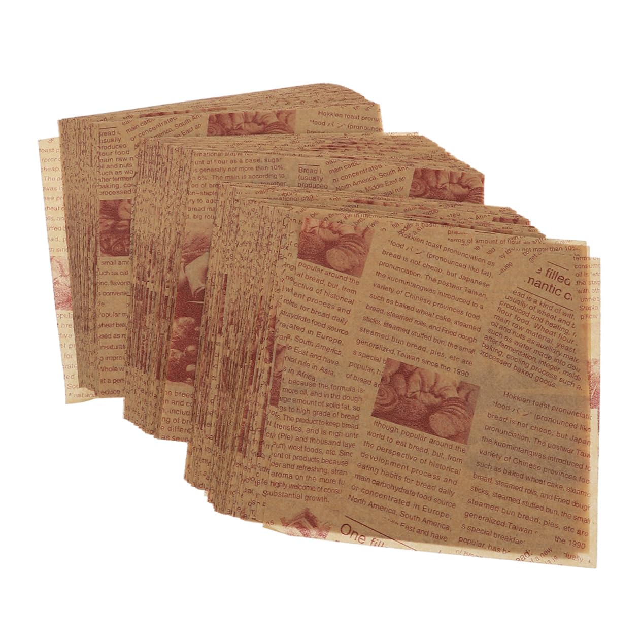 Fogli di Carta da Forno Antiaderente 38x28 Cm 200 Pezzi | Avvolgere Biscotti e Uso in Forno, Formato Pratico per Preparazioni Quotidiane