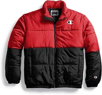 champion red windbreaker