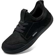 WateLves Toddler Little/Big Kid Wide Barefoot Shoes Boys Girls Minimalist Sneakers Splay Naturally Lightweight Breathable Running Tennis Shoes