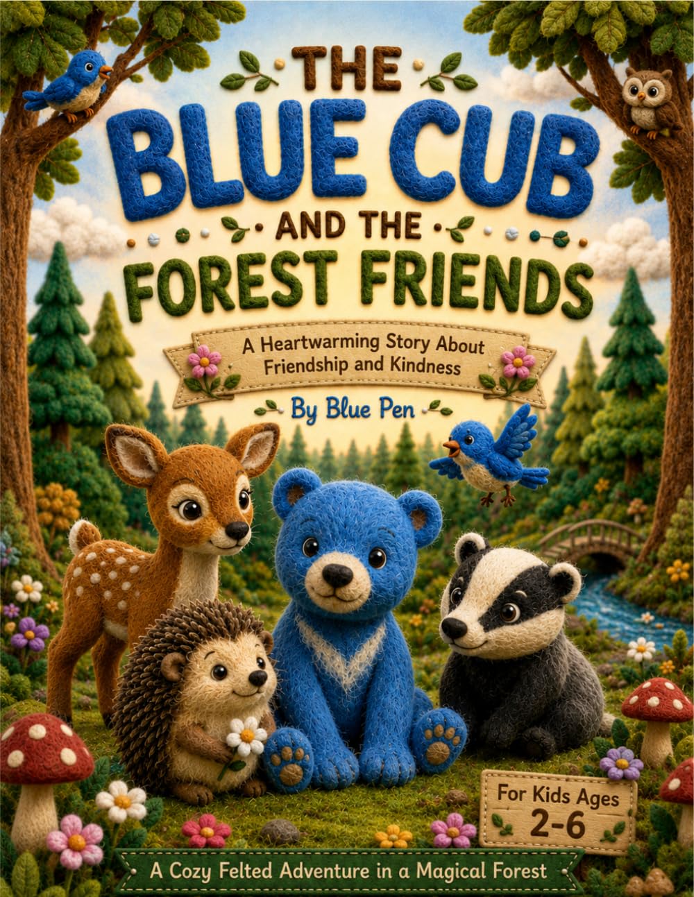 The Blue Cub and the Forest Friends: A Heartwarming Story About Friendship and Kindness (Blue Cub Adventures)