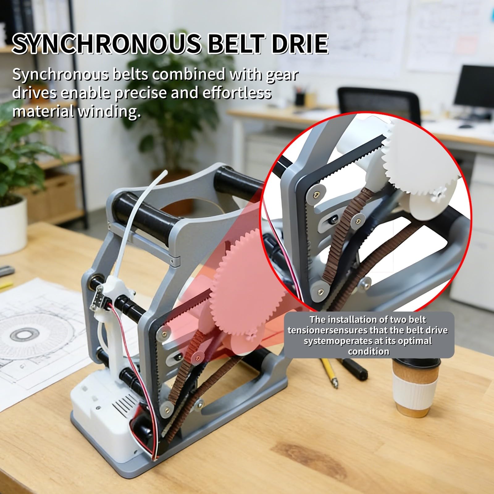 Rebobinador eléctrico automático, rebobinador industrial 3D para bobinas de 1 kg, compatible con múltiples tipos de filamentos y cables de soldadura