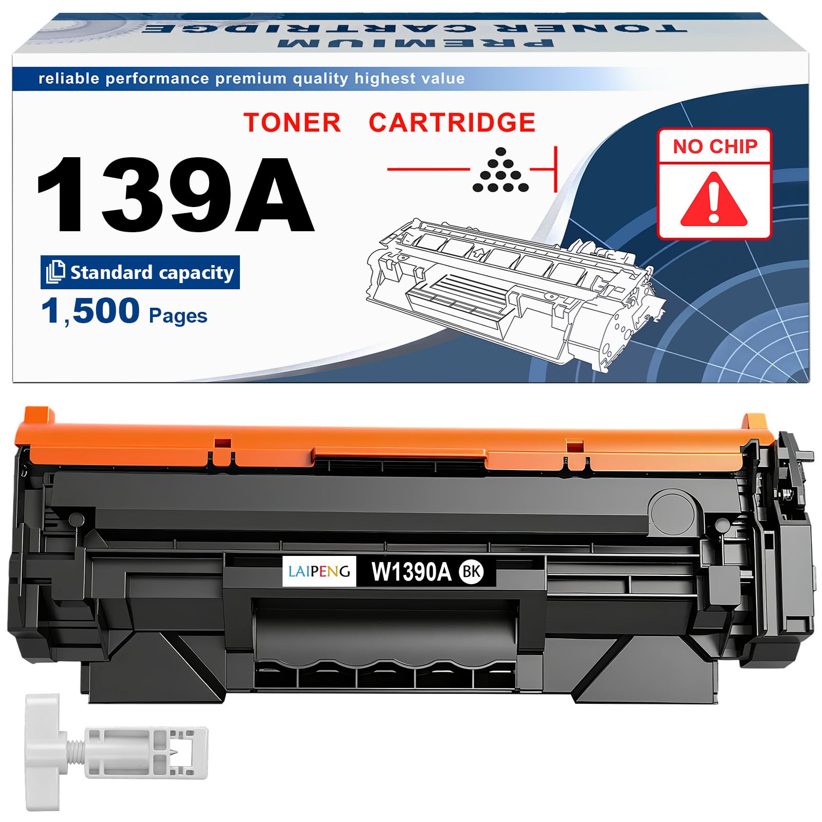 Kompatybilny 139A W1390A (139X W1390X) toner do drukarki HP Laserjet Pro 3002 3002dw 3002dwe MFP 3102 3102fdw 3102fdwe standardowa pojemność 1500 stron [bez chipa, z narzędziami]