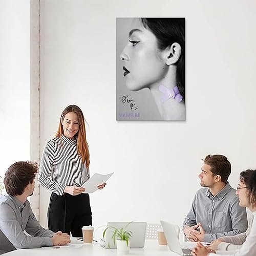 Miniatura 5 de Póster de Olivia de Rodrigo VAMPIRE para habitación, lienzo estético, arte de pared, decoración de dormitorio, 16 x 24 pulgadas (15.7 x 23.6 in)