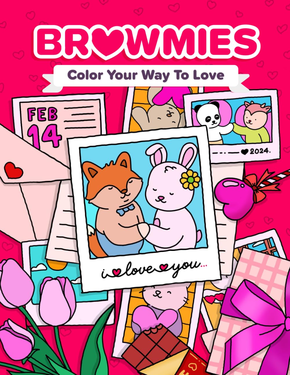 Browmies Color Your Way To Love with: Simple and Super Cute Designs for Both Adults and Kids – Dive into Romantic Moments, Lovable Stuff, and More!