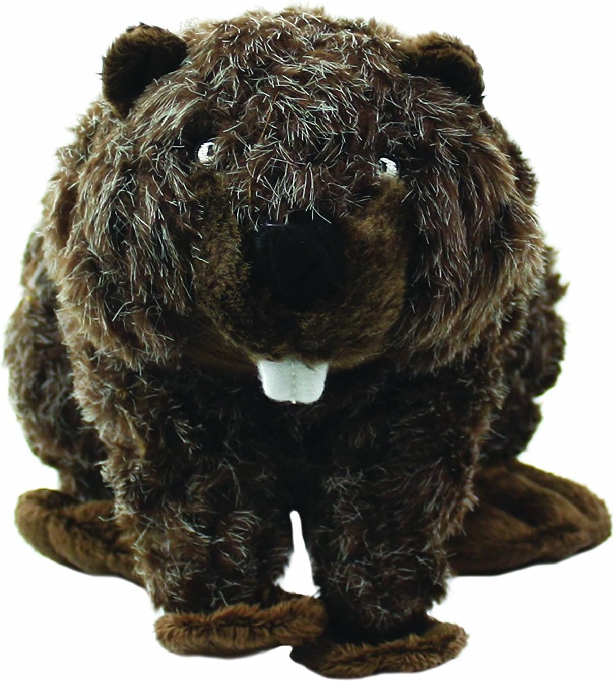 MIGHTY- Nature Beaver - Squeaker-Multiple Layers. Made Durable, Strong & Tough. Interactive Play Dog Toy (Tug, Toss & Fetch). Machine Washable & It Floats.