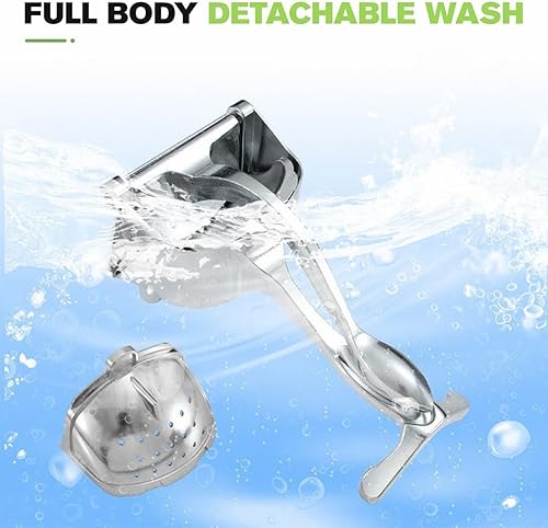 Miniatura 6 de Exprimidor manual de hierro fundido, exprimidor manual de acero inoxidable, exprimidor de limón, máquina de trituración de cítricos y lima para