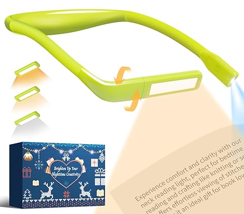 Neck Book Light for Reading at Night, Back to School
