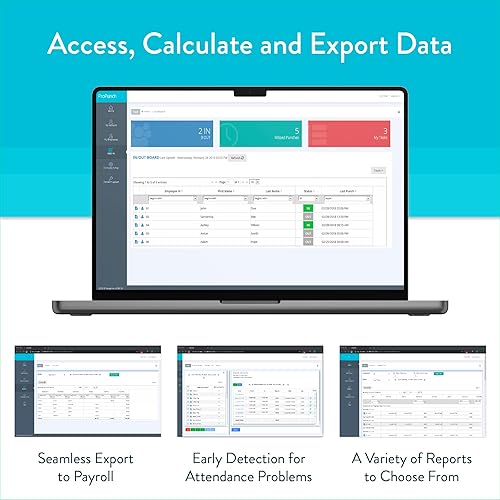 Miniatura 8 de Acroprint ProPunch Time Clock (sin tarifa mensual) - MX200