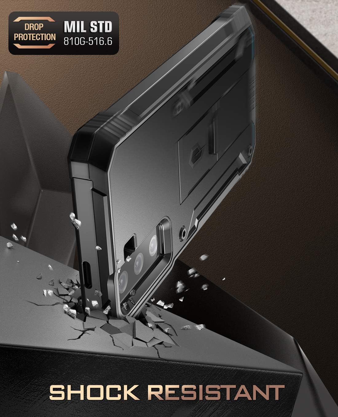 Prоduсt Dеаl Poetic Revolution Case for Samsung Galaxy S21 5G 6.2 inch, Built-in Screen Protector Work with Fingerprint ID, Full Body Rugged Shockproof Protective Cover Case with Kickstand, Black Bеѕt Prоmо Poetic Revolution Case for Samsung Galaxy S21 5G 6.2 inch, Built-in Screen Protector Work with Fingerprint ID, Full Body Rugged Shockproof Protective Cover Case with Kickstand, Black
