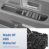 Vista 7 de JeCar Cubierta de panel de interruptor de elevación de ventana de fibra de carbono para Ford F150 Raptor 2009-2014 Accesorios interiores