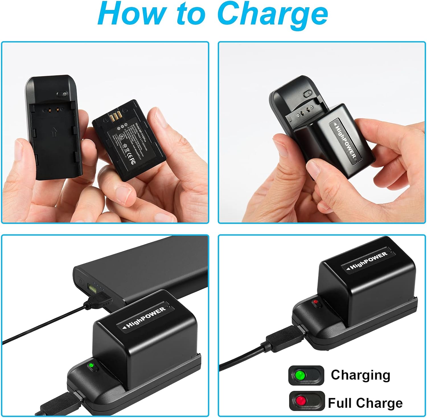 Camcorder Video Digital Camera Travel Charger and 3.7V 2000mAh NP-FV5 Plus Li-ion Rechargeable Battery（NP-FV5 Plus Battery Charger） : Electronics