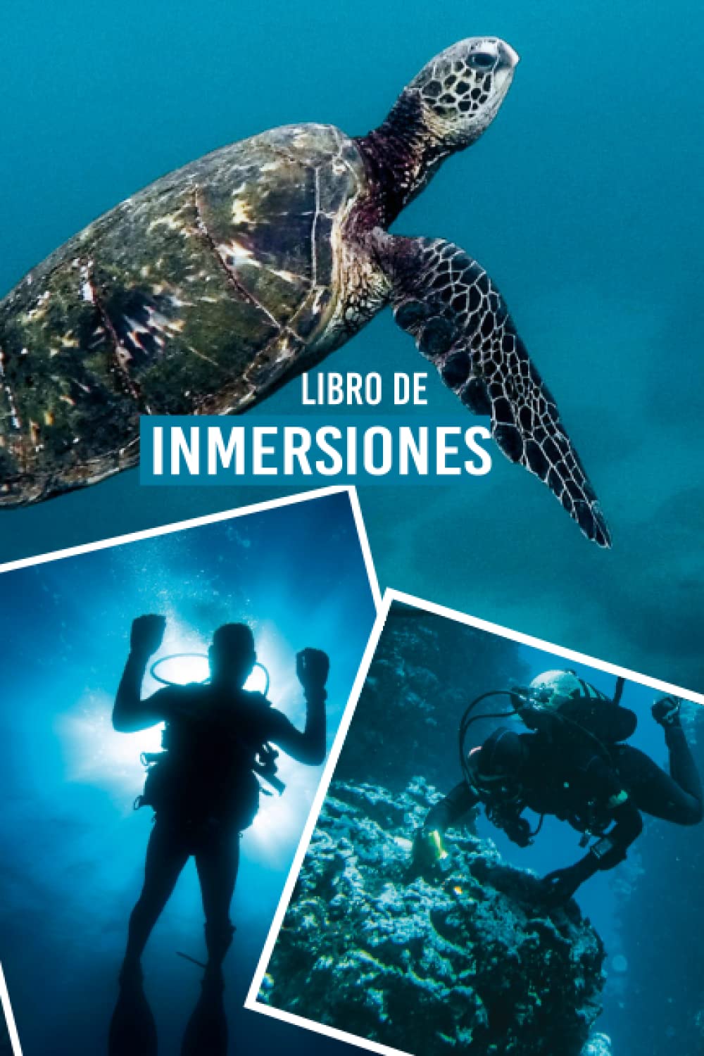 Libro de inmersiones - Diario de buceo: para buceadores principiantes, intermedios y experimentados | Registro de Inmersión | 6x9 inches A5