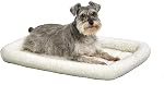 MidWest Homes for Pets Bolster Dog Bed Fits a 33.88cm Crate, 54cm x 33cm x 6.5cm Dog Bed or Cat Bed with Comfortable Bolster, Ideal for Small Dog Breeds, Gray, Model 40222-GY