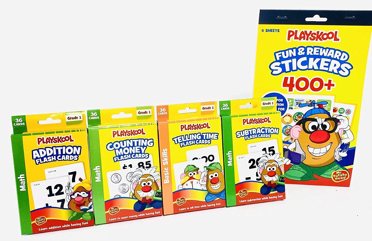 Playskool Math Flash cards with Reward Stickers
