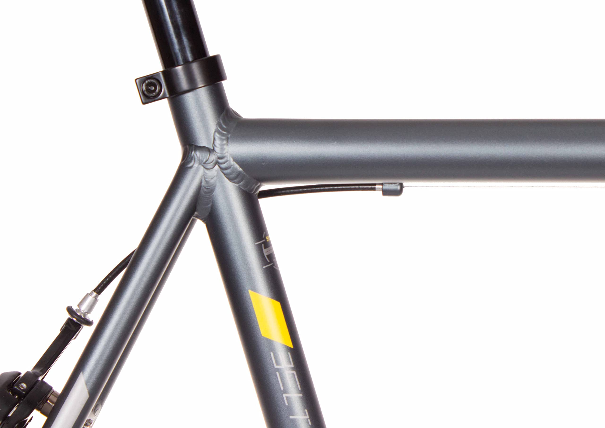 Bicicleta Fixie/Single Crest Estate Gris Aluminio, tamaño XS - XXL