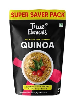 Quinoa 5kg by True Elements - Super Value Pack | Gluten Free Quinoa | Healthy Food | Diet Food | Rich in Protein & Fibre