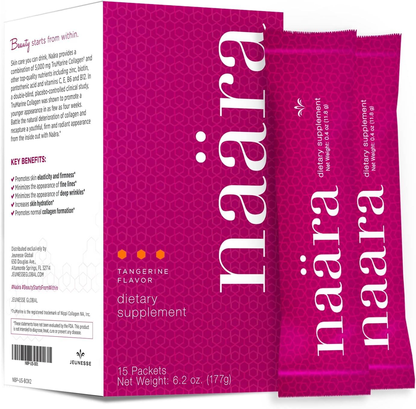 Jeunesse Global Naara Hydrolyzed Collagen Beauty Drink