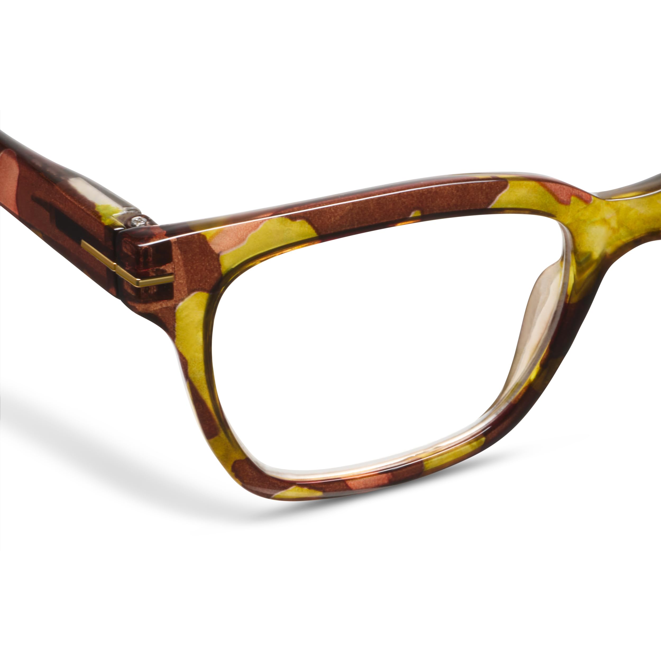 Peepers by PeeperSpecs Oprah's Favorite Things Buzzworthy okulary do czytania, kwadratowe, niebieskie światło, blokujące okulary do czytania