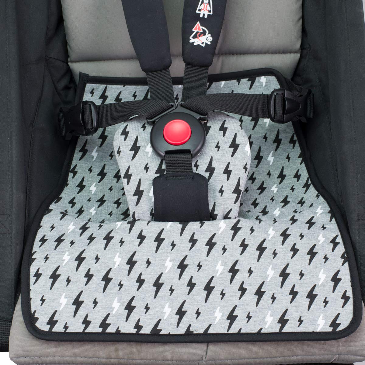 JYOKO Kids Cojín Trainer Super Absorbente y Reutilizable de algodón (Black Rayo)