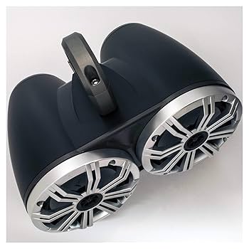 キッカーマリンタワースピーカー新品 ブラックLEDタワーバーウェイク艇 Amazon.co.jp: KICKER ブラック デュアルウェイクタワーシステム