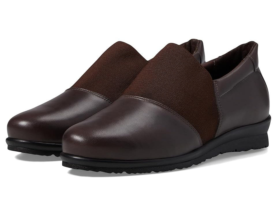 David Tate Dynasty (Brown Calfskin Leather) Women's Flat Shoes INTERNATIONAL SHIPPING