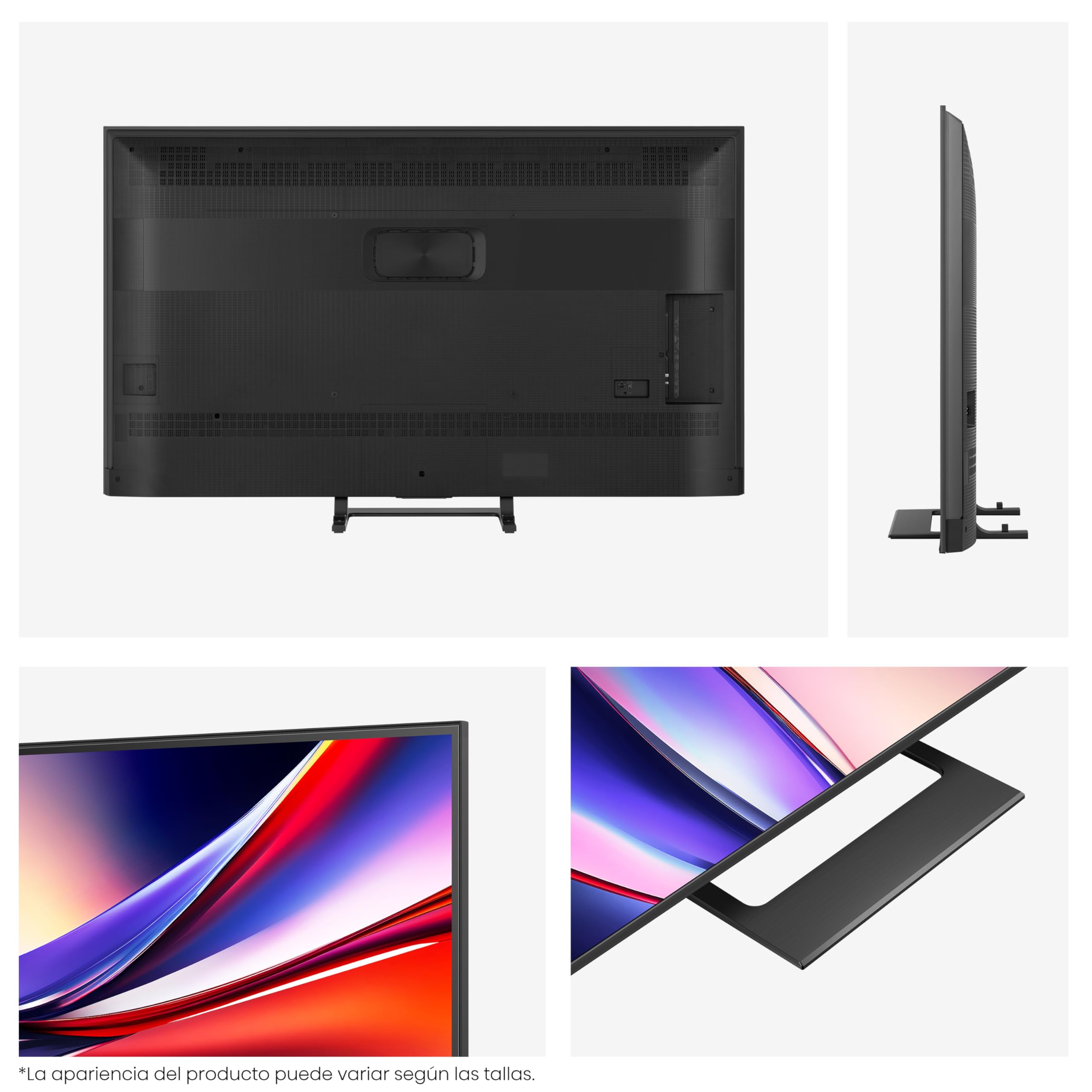 Hisense 50A7Q - QLED Smart TV 50 Pulgadas, Movimientos Suaves IA, Dolby Vision, Dolby Atmos, Subwoofer Integrado, Modo Juego Plus, Modo Deportes IA, Bluetooth & HDMI 2.1, Control por Voz Alexa