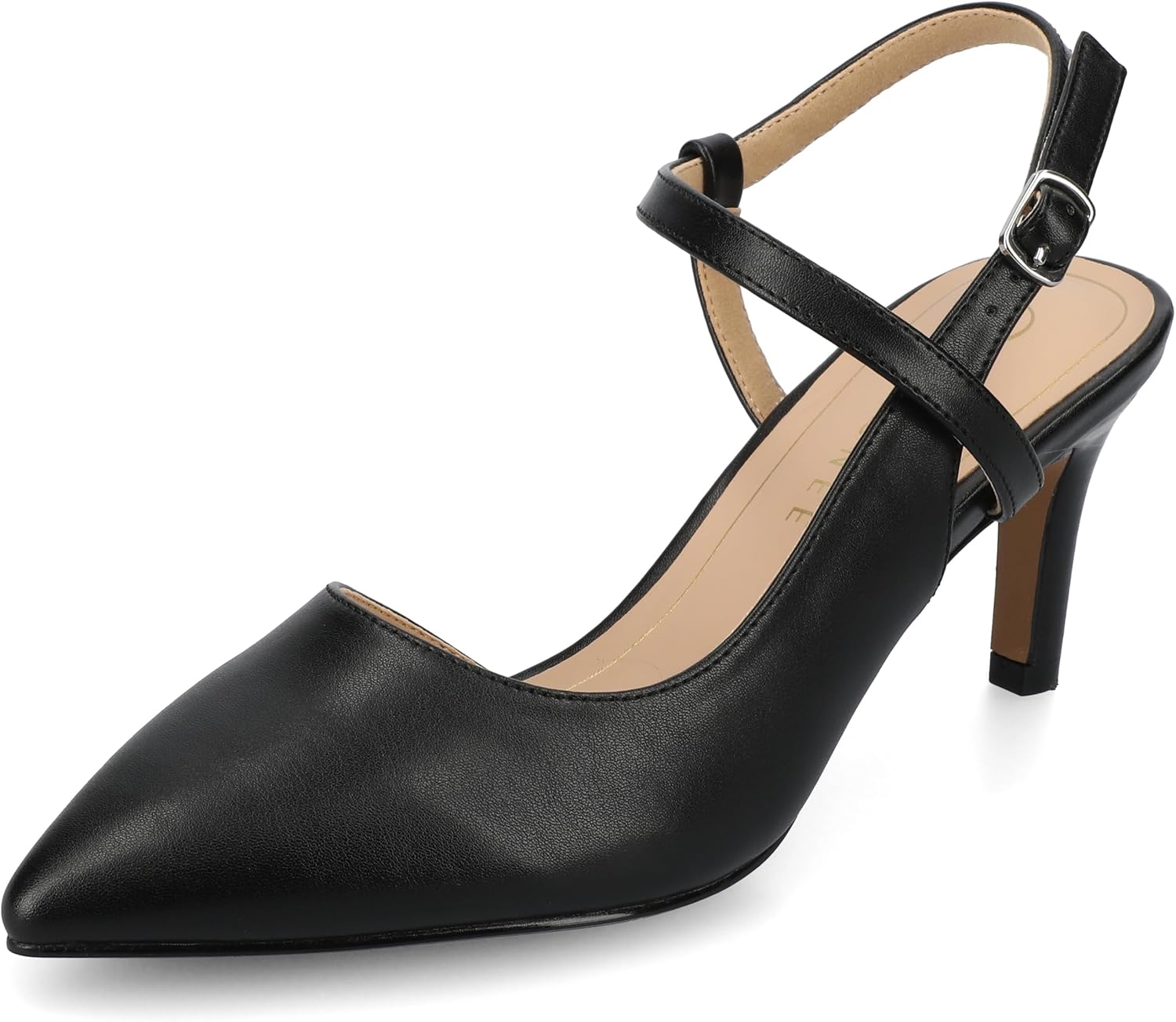 Journee Collection Women's Pumps - Crossover Ankle Strap