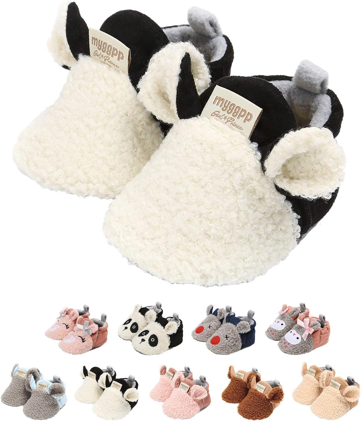 Acheter Bottes chaudes pour bébé de 0 à 18 mois, chaussures de marche antidérapantes, bottes imprimées de dessin animé