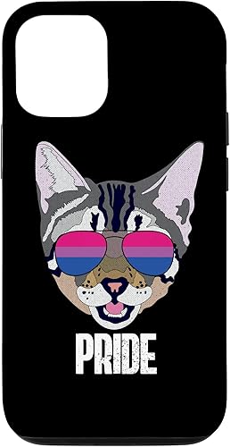 Vista 28 de iPhone 11 Pro Bisexual Pride Funny Cat Bi Pride Case