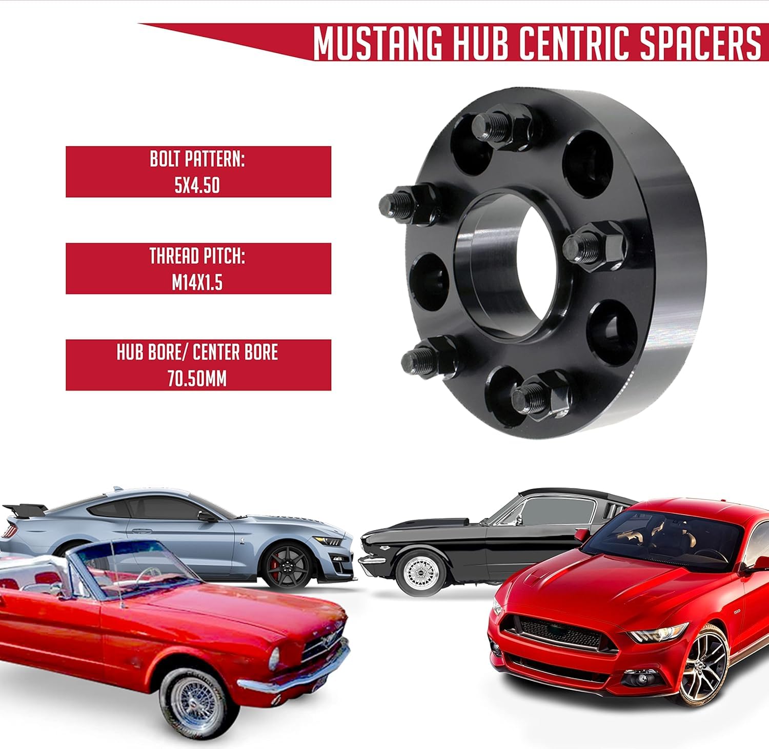 Wheel Spacers, Adapters & Hub Centric Rings for Ford Mustang for sale