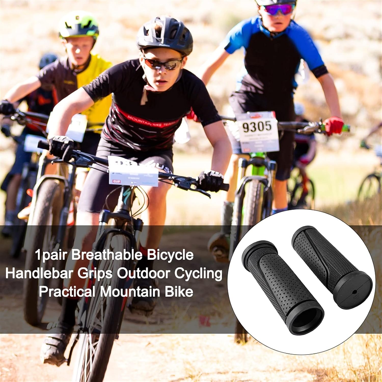 Cycling Bike Handlebar Tape Road Bike Foam Grip Bike Tape，Bike Handlebar Grips Bicycle Grips，Bike Cycle Handlebar Grips，Handlebar 1pair Soft Practical Outdoor Cycling Handle Wraps Shock Absorbing 90mm