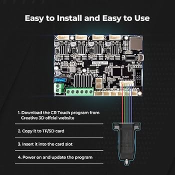 3Dプリンター  CREALITY Ender3 cr-tach  ProVer Amazon.com: Creality Official CR Touch Auto Leveling Kit, 3D