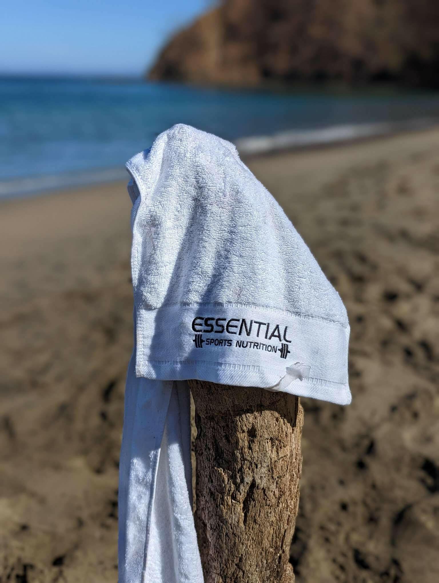 Essential Sports Nutrition Premium Sweat-Wicking Workout Towel | Oversized - 42 x 13 inches