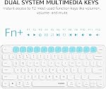 RAPOO Keyboard and Mouse Wireless - 9010M Multi-Device Wireless Keyboard Mouse Combo, 2.4GHz/Bluetooth 5.0/4.0 Wireless Keyboard Mouse Set for Windows/Mac/Linux/Chrome, Support 4 Devices, Silent Click