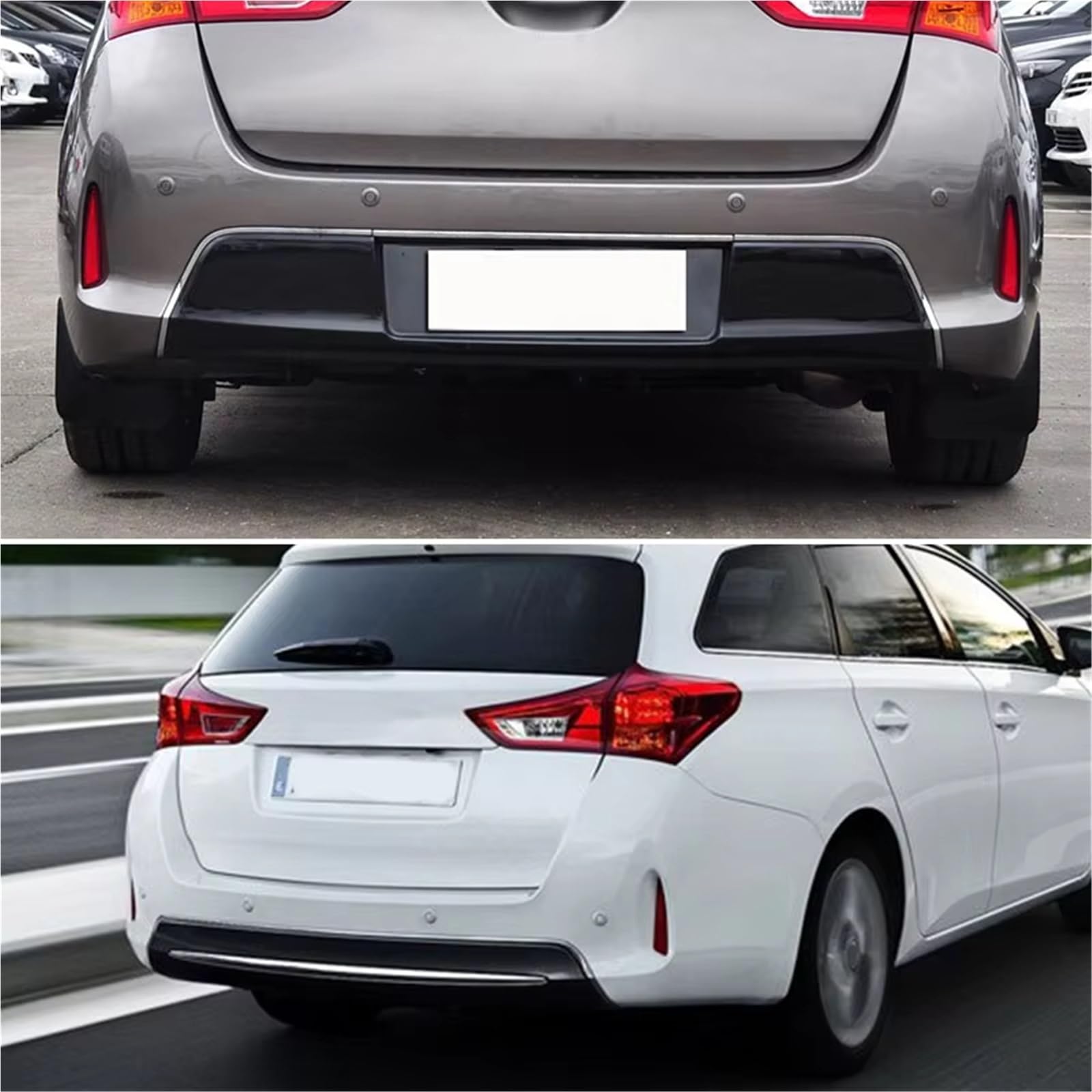 Hinweis Kompatibel Mit Toyota Für Auris 2012 2013 2014 2015 Reflektorplatte Hinten Stoßstange Rote Linse OEM: 81920-02090 81920-12140 8192002090 8192012140