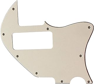 For Fender Tele Merle Haggard F Hole Thinline P90 Guitar Pickguard (3 Ply White)