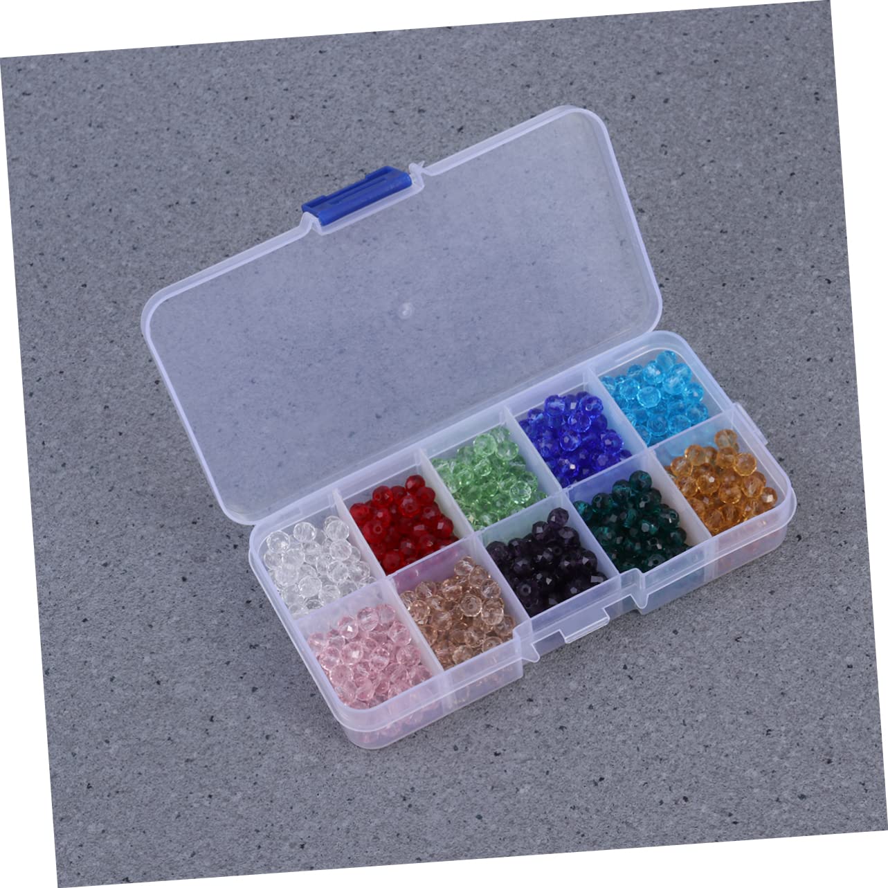 TEHAUX 1500stücke Glasperlen Farben Schmuck Bastelset Mit Aufbewahrungsbox Für Armbänder Und