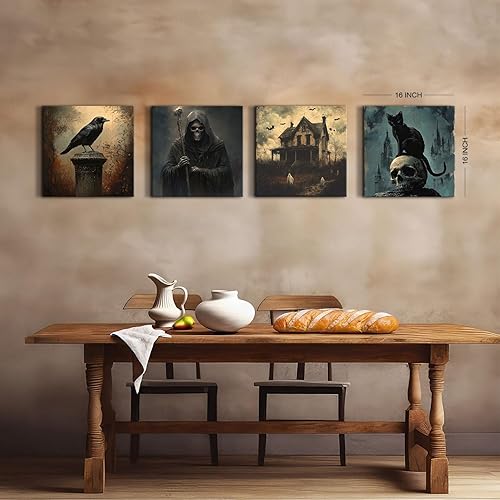 Miniatura 184 de Arte de pared de naturaleza con plantas verdes, decoración de pared de hojas botánicas tropicales, impresiones en lienzo para dormitorio, Hoja