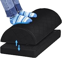 Vista 8 de Reposapiés para debajo del escritorio en el trabajo, de espuma ajustable para oficina y hogar, accesorios de escritorio de oficina, reposapiés