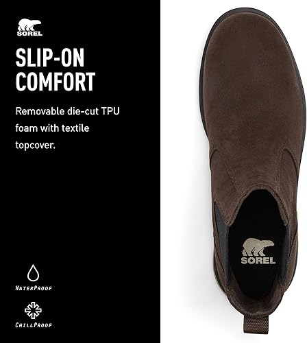 Miniatura 4 de SOREL Botas impermeables Carson Chelsea para hombre