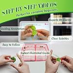 SGIBYN Crochet Kit pour débutants avec vidéo - 4 Pcs Ensemble d'artisanat d'usine de suspension de Pcs , Tutoriels vidéo étape par étape, Kit d'installation de suspension pour adultes, Kits de tricot, Apprendre à Crocheter ensemble